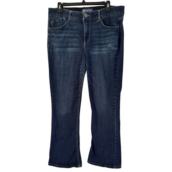 Democracy Denim Absolution High Rise Bootcut Slimming Jeans Women’s Size 14P - Picture 1 of 7